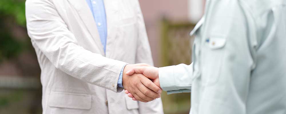 依頼の流れ 完了・お引渡し